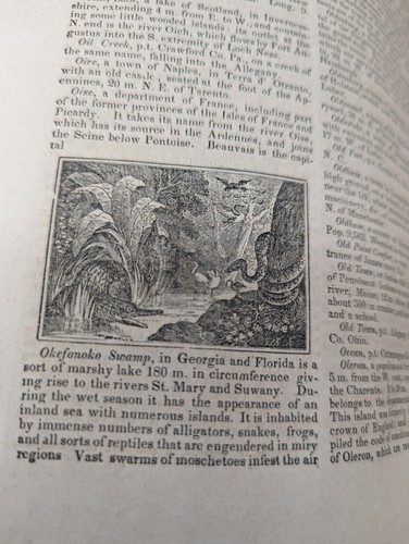 BROOKE'S UNIVERSAL GAZETTEER, 1839, R. Brookes M.D. Illustrated - Picture 12 of 18