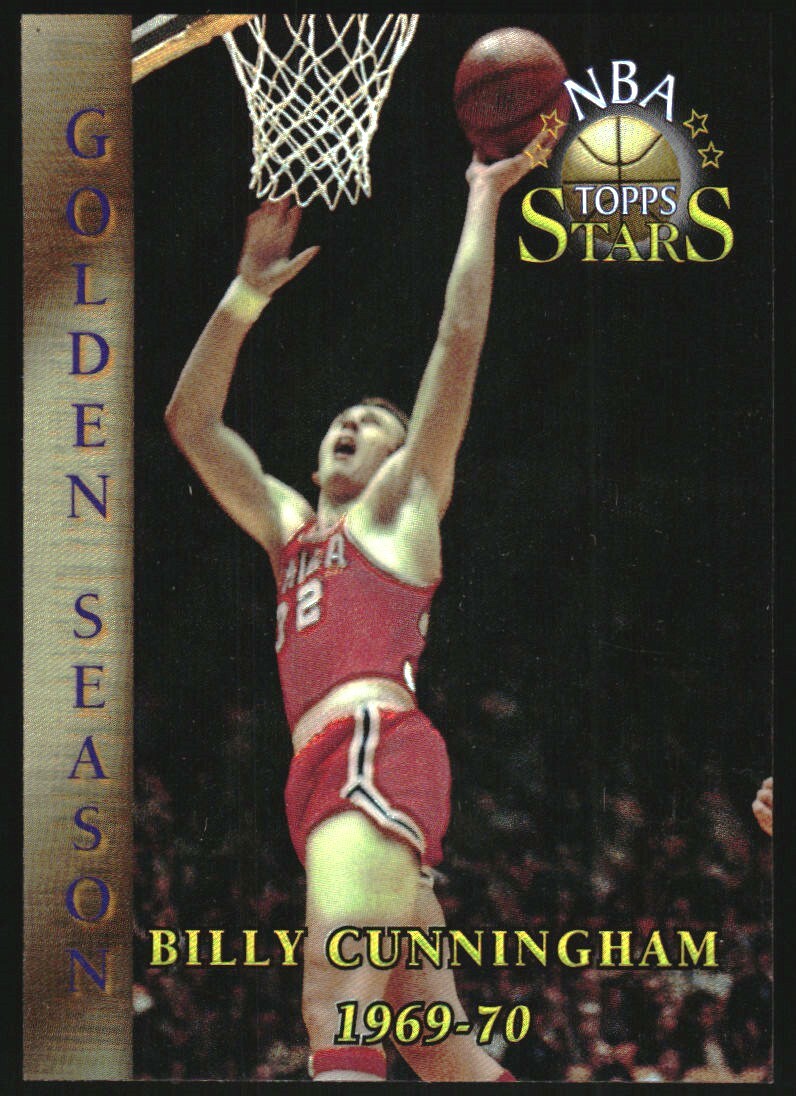 1996 Topps Stars Finest Refractors #62 Billy Cunningham GS