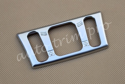 Chrome Dashboard Air Vent Outlet Cover Trim For Nissan X-Trail Rogue T32 2014-18 - Picture 3 of 6