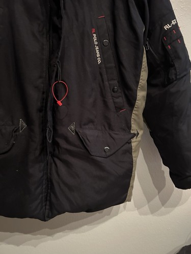 Ralph Lauren Polo Jeans Co Mens Large Parka Goose Down Military Jacket Ski Coat - Picture 3 of 11