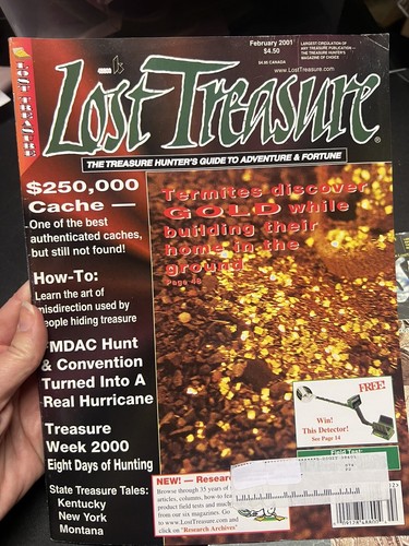 Vintage Lost Treasure Magazines Lot of 4 1982-2001 - Picture 5 of 5