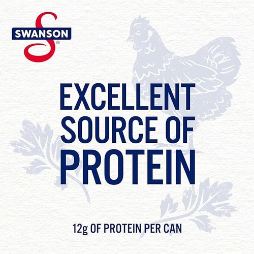 Swanson White Premium Chunk Chicken Breast in Water, Fully Cooked, 4.5 oz Can - Picture 3 of 5