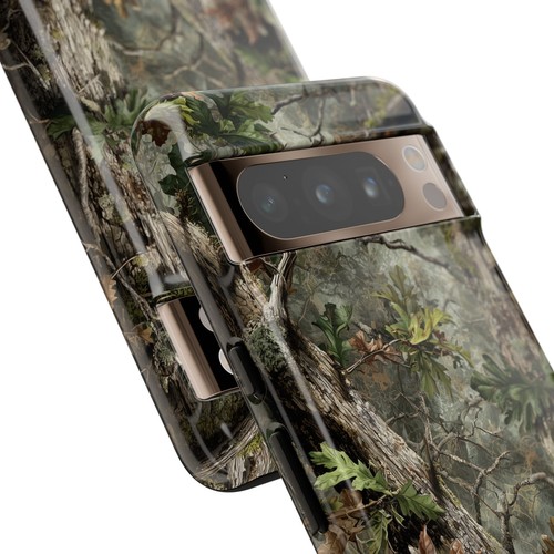 Pour iPhone | Samsung Galaxy | Coque téléphone Pixel - Feuilles de chêne mousse chasse camouflage - Photo 241 sur 255