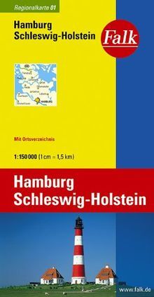 Falk Regionalkarte Hamburg, Schleswig-Holstein 1:... | Buch | Zustand akzeptabel - Falk