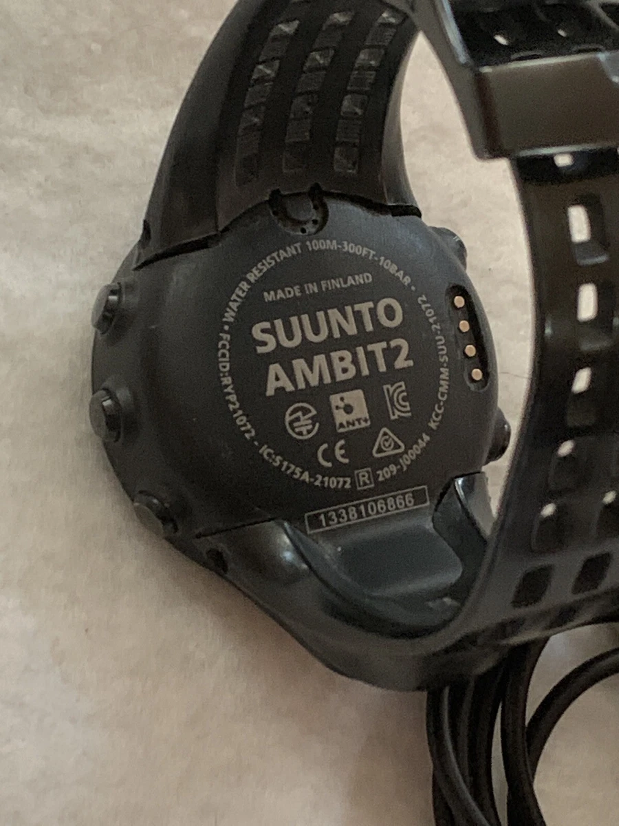 Suunto Ambit2 GPS Watch Black With Charger