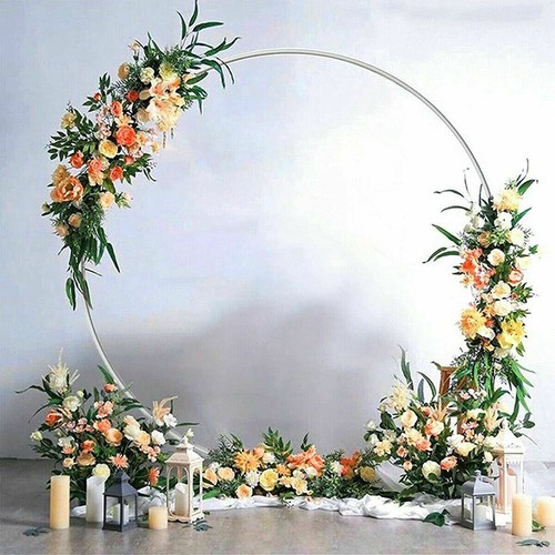 Circle Balloon Column Stand Holder Round Balloon Arch Frame Ring For Party Decor - Picture 10 of 17