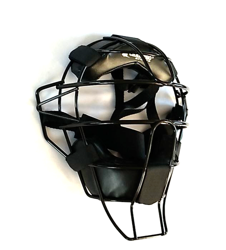 Maschera Baseball Champro Umpire Adulto Nera Telaio Acciaio Imbottita Maschera Sportiva CM63B - Foto 9 di 9