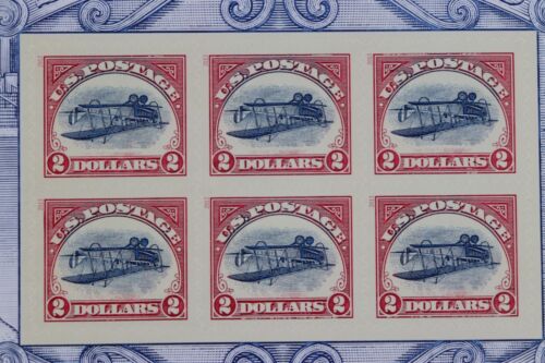 US Postage SC 4806 $2 Cracked Plate Background Red/Blue Split Inverted Jenny EFO - Picture 4 of 7