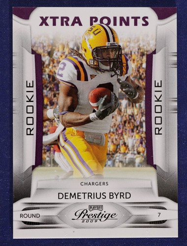 2009 Playoff Prestige Xtra Points Purple #141 Demetrius Byrd #d /50 - Bild 1 von 2