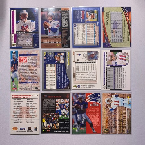 Drew Bledsoe 12 Karten Lot New England Patriots - Bild 2 von 2