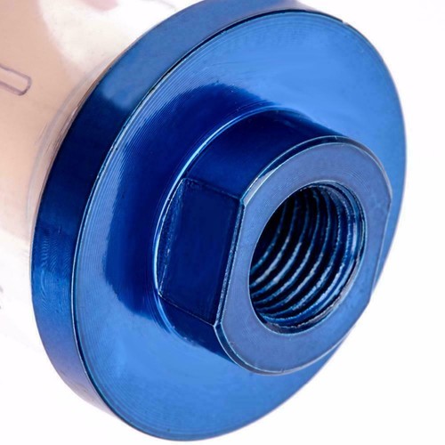 2X Car 1/4" Spray Gun Air Line Mini Filter Water Trap Clear Painting Moisture U5 - Picture 8 of 12