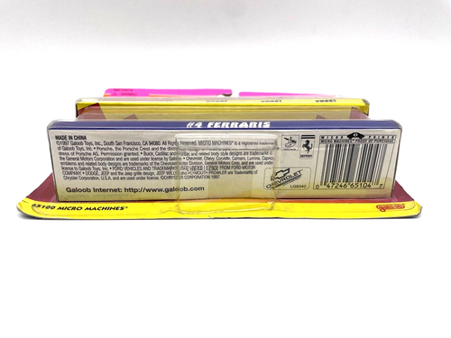 Micro Machines #4 Ferraris Set + 5 Free Cars F50 Daytona GTB Galoob Toys 1997 - Picture 3 of 5