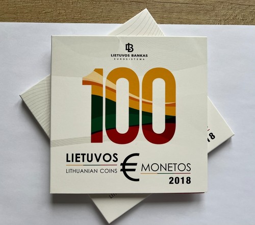 Juego de monedas 2018 Lituania BU € --100 aniversario de la independencia de Lituania-- - Imagen 3 de 10