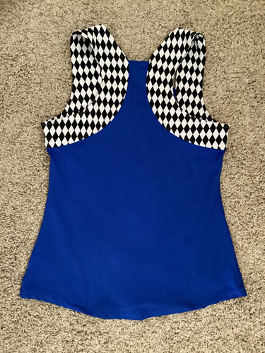 Jofit tank style Jacquard Blue Small Women Tennis Golf Top NWOT - Picture 4 of 4
