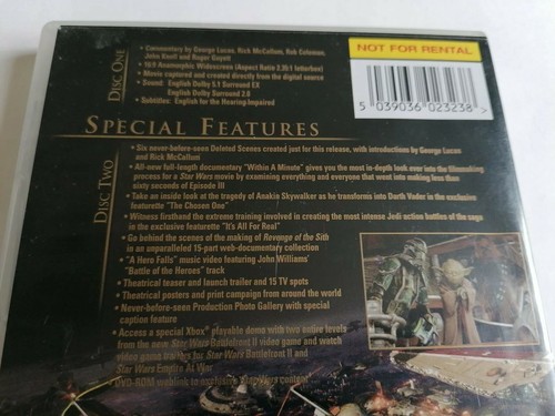 Star Wars Episode III - Revenge Of The Sith (2005, DVD) 2-Disc Set - Picture 3 of 8