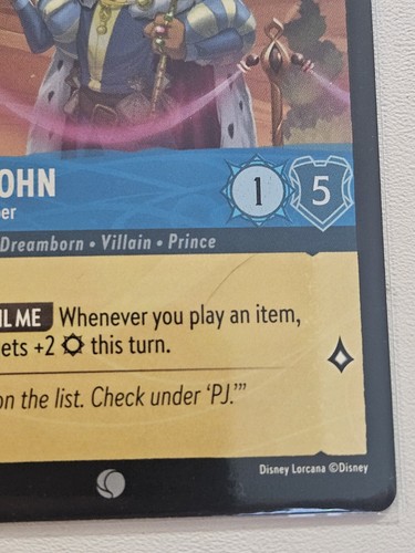 Lorcana Prince John - Opportunistic Briber (141/222) Shimmering Skies NM FOIL - Picture 5 of 10