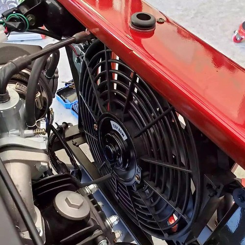 12V High Speed 16" Car Electric Radiator Cooling Fan Kit Switch Relay 3000CFM US - Picture 9 of 15