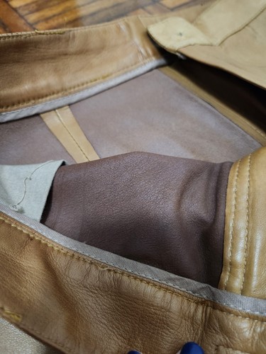 Giorgio Brato 100% Leather Cognac Pants Size Eu 40 (Size Au 8-10) - Picture 4 of 15