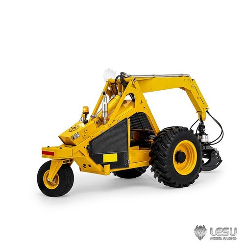 1/14 LESU AOUE 225A RC Hydraulic Loader Grabber 4CH Valve Wheeled RTR Model Car - Picture 4 of 11