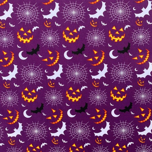 Halloween 100% Cotton Printed Dress Craft Fabric | 60" - 150 cm | Per Half Metre - Picture 62 of 81