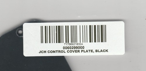Jackson® USA/Import Control Cavity Cover Plate~Black Plastic~W/Screws~Brand New - Picture 6 of 6