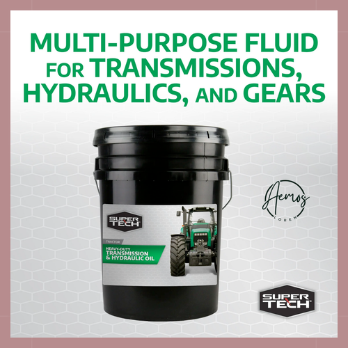Super Tech Heavy Duty Tractor Hydraulic and Transmission Fluid, 5 Gallons