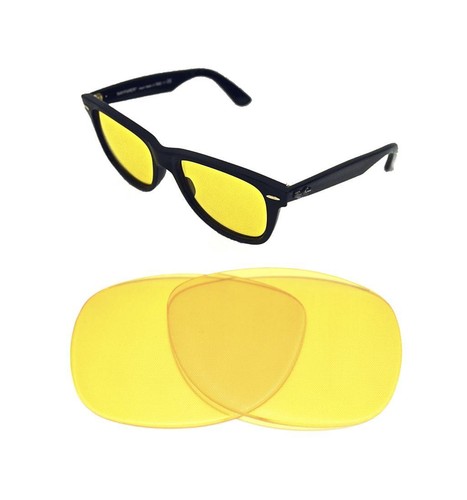  NEW POLARIZED CUSTOM NIGHT VISION LENS FIT RAY BAN WAYFARER 2132 58mm SUNGLASSE - Picture 1 of 4