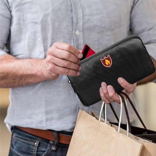 2000℉ Fireproof Money Bag Waterproof Safe Cash Box Document Envelope File Pouch - Picture 7 of 8