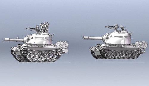 Type 59 Tank Cute Version 3D Printed static Models - Picture 12 of 19