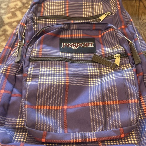 Zaino Jansport viola a quadri ottime condizioni