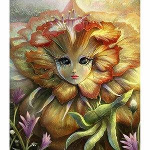 5D DIY Diamond Painting Flower Embroidery Full Round Square Drills Wall Displays