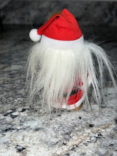 Vintage Russ Troll Doll - Santa Claus Christmas White Hair 5” - Doll #18276 - Picture 4 of 6