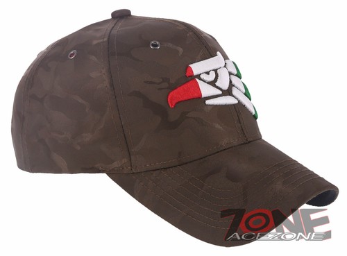NEU! MADE IN MEXICO MEXIKANISCHER ADLER BASEBALLKAPPE MÜTZE TARNBRAUN - Bild 2 von 4