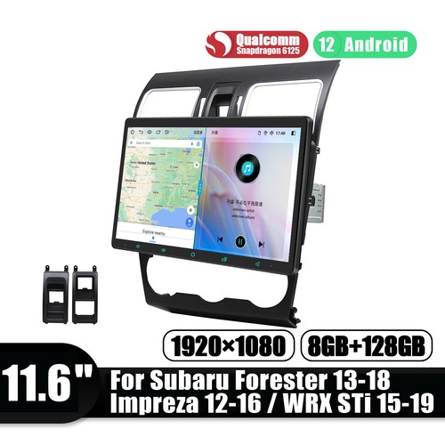 JOYING 11,6 pulgadas para Subaru WRX STi XV Crosstrek Android12 estéreo de coche multimedia - Imagen 1 de 15