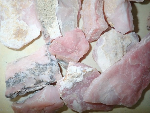 PINK OPAL Rough Gemstone from Peru 10 to 50 g size pieces 100 gram Lot