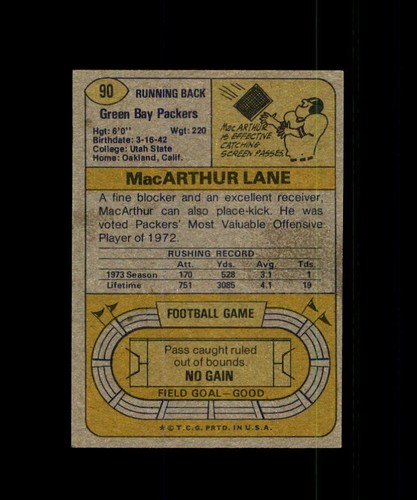 1974 TOPPS FOOTBALL 1-249 YOU PICK SEE SCANS, COMPLETE SETS, TEAMS, PLAYERS - Picture 133 of 363