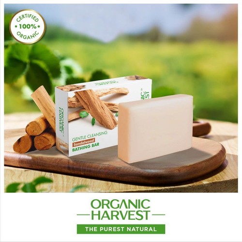 Bio Ernte SANFT REINIGENDER BADERIEGEL: SANDELHOLZ 100% Bio-Extrakte