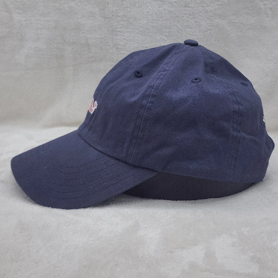 Chapéu Vineyard Vines alça traseira azul marinho bordado masculino pai chapéu - Imagem 3 de 4