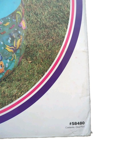 Vintage Intex The Wet Set 5' 3 Ring Aquarium Inflatable Pool 60x22 Open Box - Picture 2 of 5
