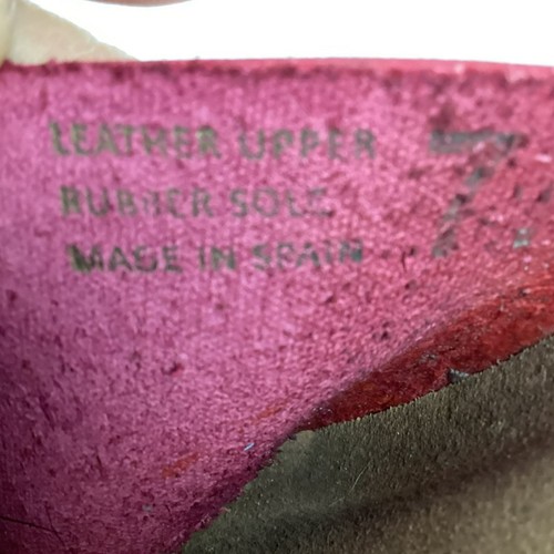 Yokono Cadiz Damen-Sandalen rot Leder Kork Pantoletten Keilabsatz 7,5 hergestellt in Spanien - Bild 8 von 10