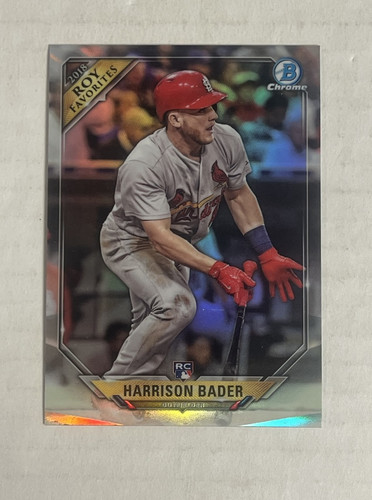 Harrison Bader 2018 Bowman Chrome ROY Favorites RC #ROYF-HB - Picture 1 of 2