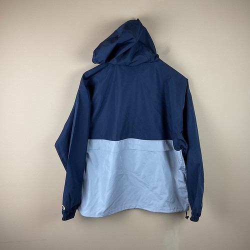 Champion 1/2 Zip Pullover Windbreaker Mens XL Blue Gray Lightweight Yale Univ. - Picture 4 of 12