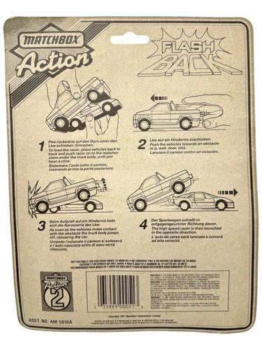 MATCHBOX Action Flash Back AM-5010A NEU - 1987 - Mattel INKgrafiX TOYS A419 - Picture 6 of 7
