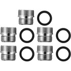5 Pcs Faucet Adapter Copper Kitchen Sink Adapter for Water Filter Connection