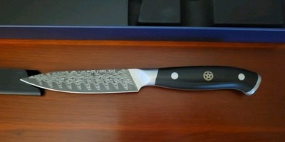 Henckels 4'' Compass Damascus Chef's Knife D60 Forged Kitchen Cutlery NEW IN BOX