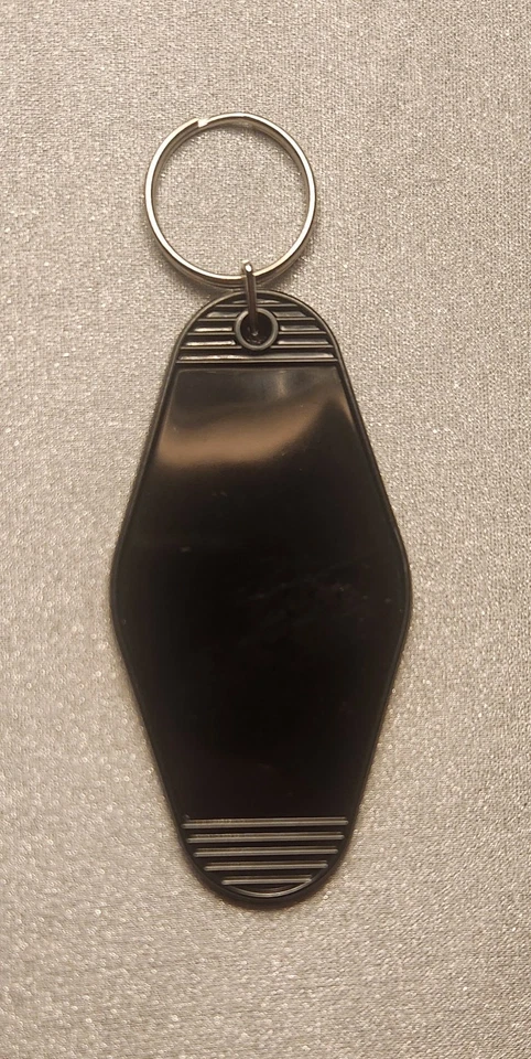 Llavero Retro Vintage Humoroso Café Dichos Llavero Negro Hecho a Mano Foto 2 de 2