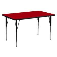 Flash Furniture Rectangular Thermal Laminate Activity Table With Standard Height