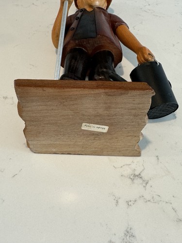 Gorgeous Wooden Carving Romer Gardener Made in Italy Garden Gardening - Picture 5 of 5