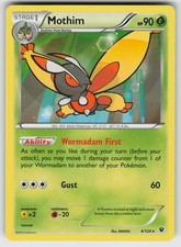 Mothim Rare XY - Fates Collide 4/124 Pokemon