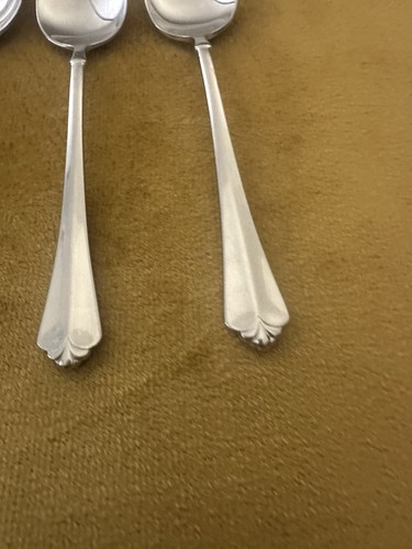 (4) Oneida Julliard Stainless Oval Soup Place Tablespoons 7¼" , (2Teaspoons 6¼" - Picture 5 of 9